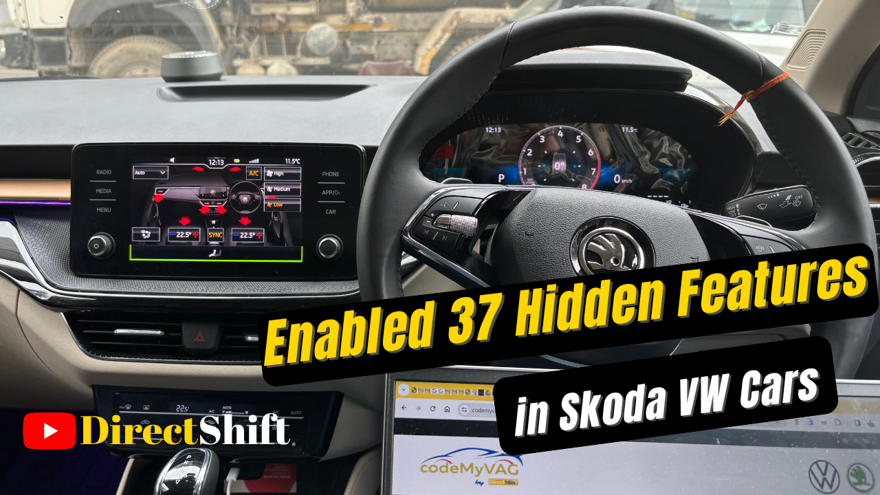Unlock hidden features in Skoda Volkswagen Cars